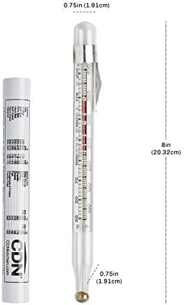 CDN Candy & Deep Fry Thermometer | 8" Durable Lab Glass | Non-Mercuric - Image 6