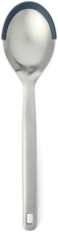 Calphalon Prime Kitchen Spoon, Stainless Steel & Silicone Cooking Spoon by Calphalon