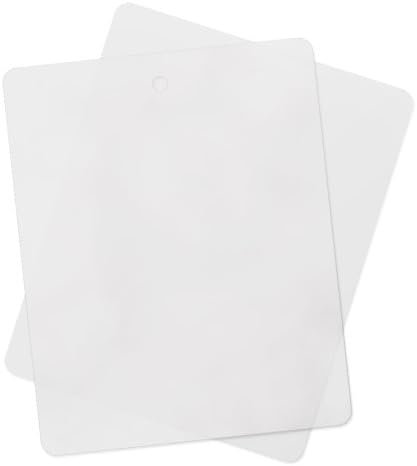 Flexible Plastic Cutting Board Mats – 12 x 15 Inch, Thin 0.5mm Flexible Mats by Cotton+Fly