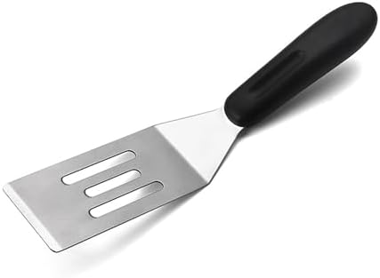 Small Metal Spatula, Stainless Steel Mini Turner by GZXTSKY