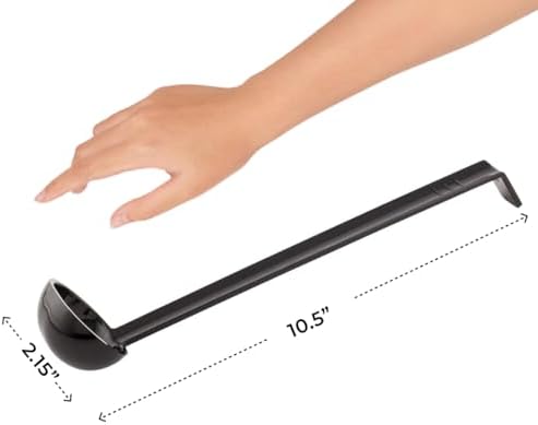 Restaurantware-1 Ounce Serving Ladle, 1 Hook Handle Portion Ladle - Image 4