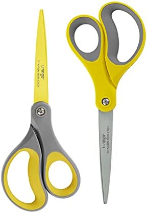 LIVINGO Scissors All Purpose 8" Titanium Non Stick Shears 2 Pack by LIVINGO