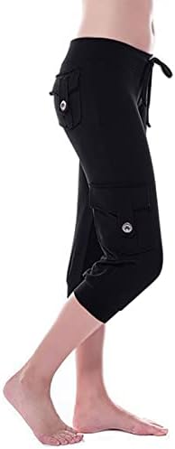 Cargo Capris for Women Casual Summer 2026 Plus Size Capri Pants Lightweight by WKISHENL-MINIMALFASHION