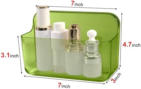 CGBE 2-Pack Cabinet Door Organizer, Self Adhesive Bathroom Shelves - Image 2