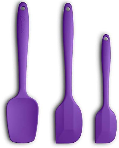 3-Piece Silicone Spatula Set, 600°F Heat Resistant by ALLWIN-HOUSEWARE