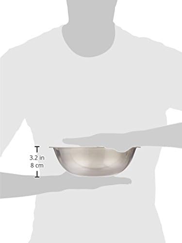 Winco 3 qt Stainless Steel Mixing Bowl - Image 2