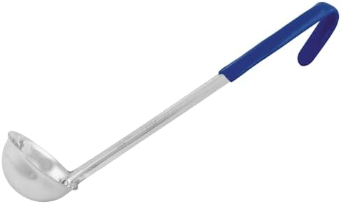 Winco 2 oz Red Prime One Piece Stainless Steel Ladle Listed by Winco