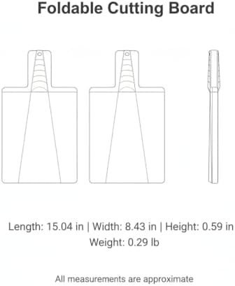 Foldable Cutting Board, PP Plastic Chopping Mat - Image 7