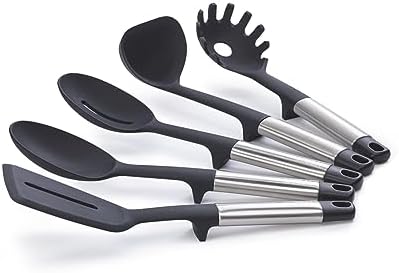 Joseph Joseph Elevate 5-piece Silicone Kitchen Utensils Carousel, BPA Free - Image 3