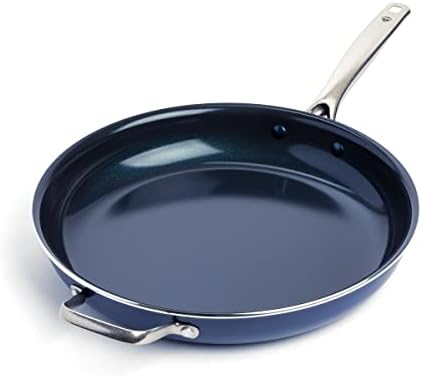 Blue Diamond 14" Diamond Infused Ceramic Nonstick Frying Pan Skillet by BlueDiamondCookware