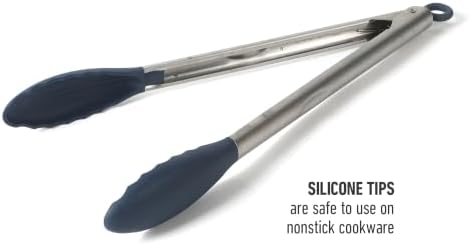 Calphalon Edge Kitchen Tongs, Stainless Steel Locking Tongs - Image 4