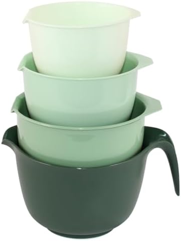 Glad Mixing Bowls with Pour Spout, Dishwasher Safe Kitchen Cooking and Baking by GladTrashFoodStorage