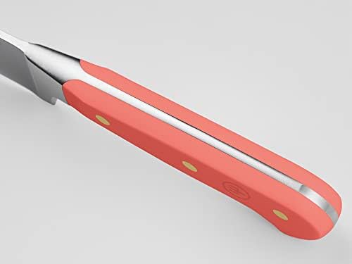 WÜSTHOF Classic Coral Peach 9" Double Serrated Bread Knife - Image 3