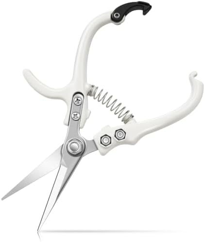 VIVOSUN Pruning Shears for Gardening, Q-Shaped Garden Scissors for Plants by VIVOSUN