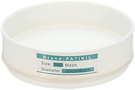 PATIKIL 200 Mesh Lab Sieve, 7.9" Diameter Sifting Screen Nylon Wire Cloth Fine by PATIKIL