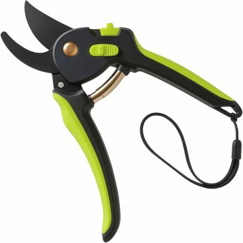 Ultra Sharp Pruning Shears Hedge Clipper – Cuts 3X Easier, Dual-Size Opening by Craft911byLIME