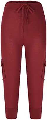 Cargo Capris for Women Casual Summer 2026 Plus Size Capri Pants Lightweight - Image 4