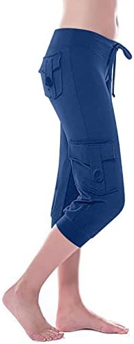 Cargo Capris for Women Casual Summer 2026 Plus Size Capri Pants Lightweight by WKISHENL-MINIMALFASHION