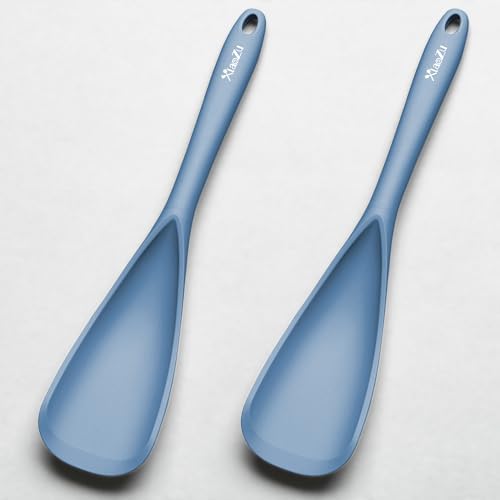 Silicone Cooking Spoon Spatula For Non-stick Cookware, 12.6" Starry Blue by XiaoZuHomeKitchen