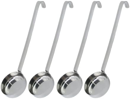 4 Pcs 3 oz 10.55 Inch Silver Stainless Steel 201 by TSNAMAY