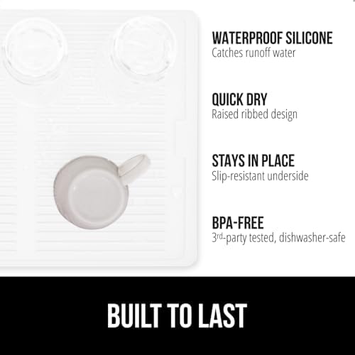 GORILLA GRIP Patented BPA-Free Silicone Dish Drying Mat - Image 2