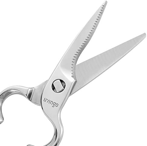 LIVINGO 8.5" Kitchen Shears Heavy Duty Forged Stainless Steel Scissors - Image 4