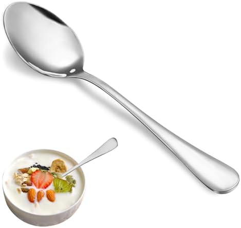24 Pcs Teaspoons Set, Food Grade Stainless Steel Tea Spoons, Durable Small by MUTNITT