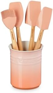 Le Creuset Stoneware & Silicone 5pc. Utensil Crock Set by Unknown