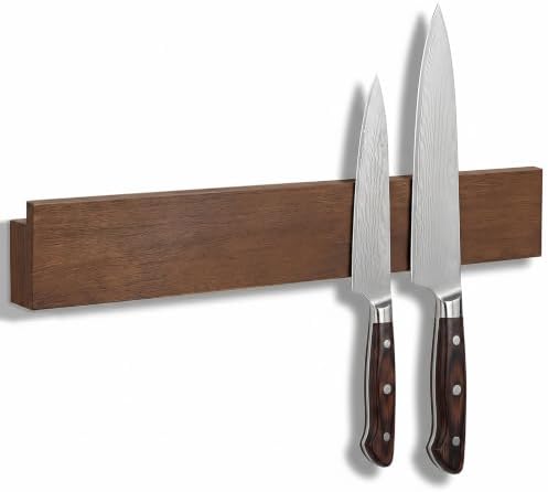 Magnetic Knife Strip 16″, One-Piece Solid Magnetic Knife Holder by Unknown
