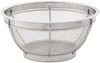 HIC Kitchen Reinforced Mesh Colander, 18/8 Stainless Steel by HIC