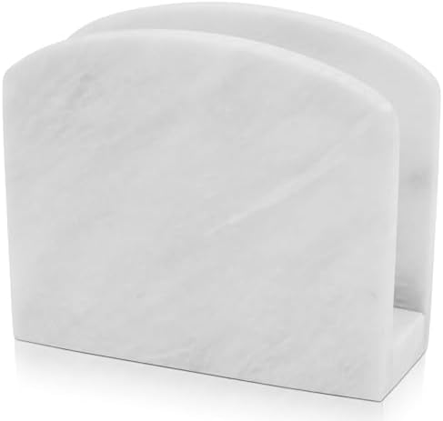Radicaln Marble Napkin Holder for Table 6.5" Paper Napkin Dispenser Stand by RADICALn