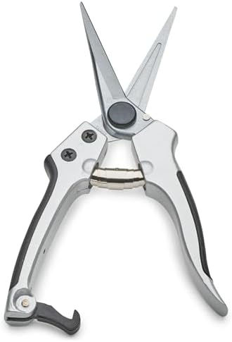 Pruning Shears - Garden Scissors Florist Snips - 2.5” Blades - Flower Scissors by KingsCountyTools