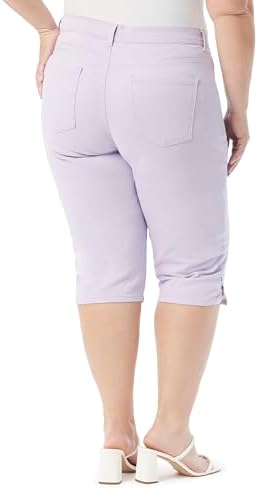 Gloria Vanderbilt Women's Amanda High Rise Skimmer Short Plus - Image 2