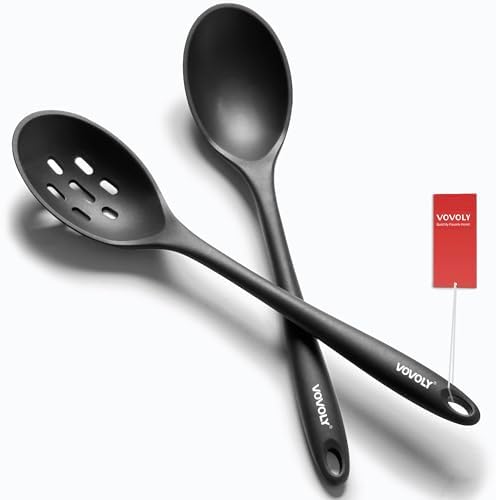 Vovoly Silicone Spoons for Cooking by VOVOLY