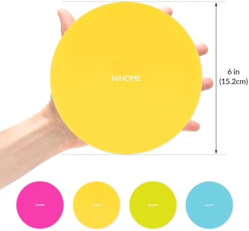 NiHome Silicone Jar Opener Gripper Pads, 6 In - Image 4