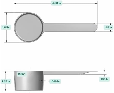 2 Tablespoon Long Handle Plastic Measuring Spoon - Image 2