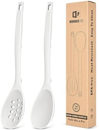 BUNDLEPRO Silicone Cooking Spoons by BUNDLEPRO