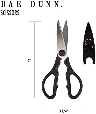 Rae Dunn Kitchen Scissors- Stainless Steel Kitchen Shears, Cooking Scissors - Image 5