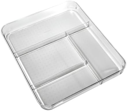 madesmart Clear 4 Compartment Drawer Organizer by madesmart%C2%AE
