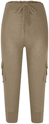 Cargo Capris for Women Casual Summer 2026 Plus Size Capri Pants Lightweight - Image 4