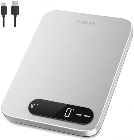 Ultrean IPX7 Waterproof Digital Food Scale, 33lb Kitchen Scale by Ultrean