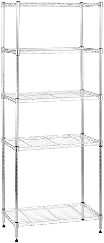Amazon Basics 5-Shelf Adjustable Storage Shelving Unit by AmazonBasics