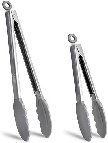 Tongs for Cooking, Stainless Steel Kitchen Tongs by EEKEDO