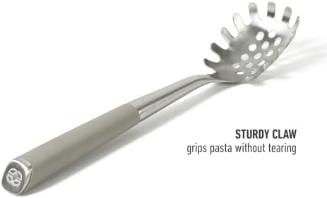 Calphalon Edge Pasta Server, Stainless Steel Pasta Serving Spoon - Image 4