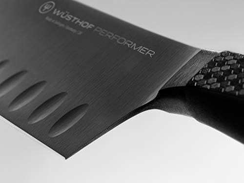 Wüsthof Performer 7" Hollow Edge Santoku Knife - Image 4
