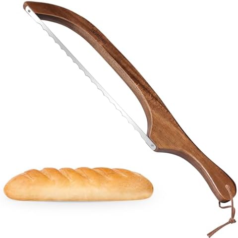 RAPSAKEMOH Bread Knife for Homemade Bread, Bread slicer for Homemade Bread by Unknown