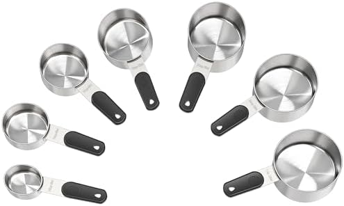 Magnetic Handles 7 Piece Stainless Steel Measuring Cups, Kitchen Gadgets - Image 4