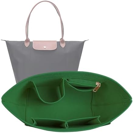 Lckaey Purse Organizer Insert for longchamp le pliage large Handbags Insert by Lckaey