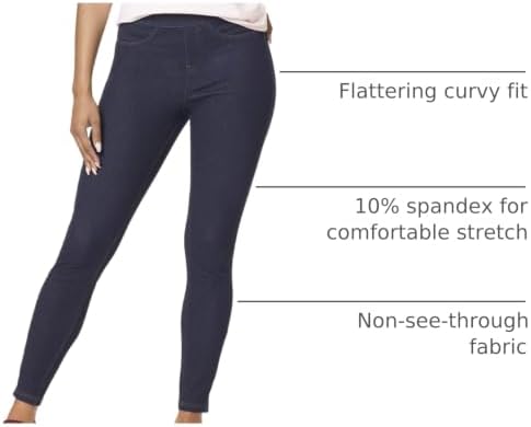 HUE Women's Essential Denim Leggings - Image 3