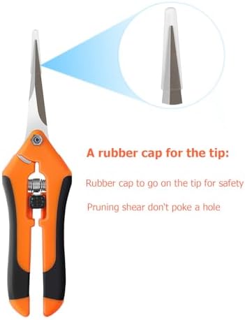 4 Pack Pruning Shears 6.5 Inch Stainless Steel Garden Scissors - Image 4